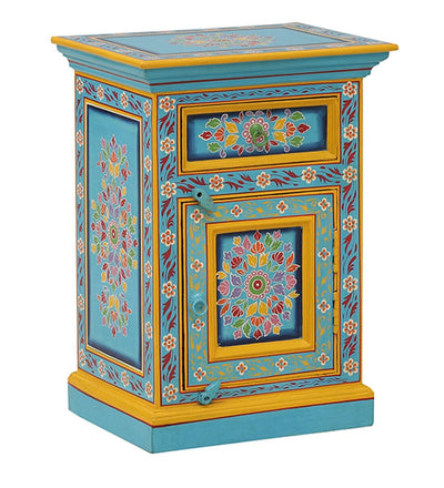 Bluecity Wooden Handpainted Console & Side Table - D'DASS Store