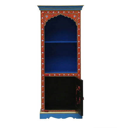 Vintage Era Solid wood HandPainted Bookshelf with Storage - D'DASS Store