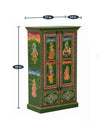 Greenland Wooden HandPainted Wardrobe & Almirah - D'DASS Store