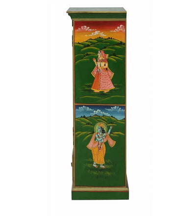 Greenland Wooden HandPainted Wardrobe & Almirah - D'DASS Store