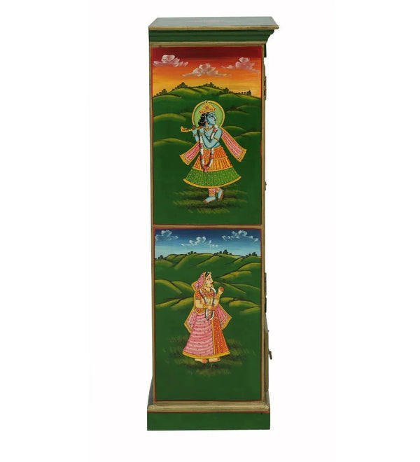 Greenland Wooden HandPainted Wardrobe & Almirah - D'DASS Store
