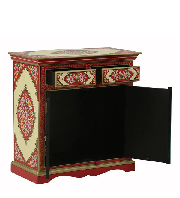 Udaipur Wooden Handpainted Console & Side Table - D'DASS Store