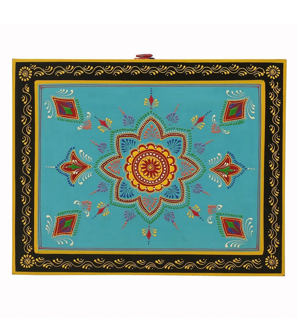 Mahrani Wooden Handpainted Console & Side Table - D'DASS Store