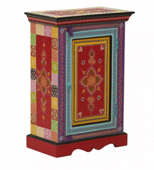 Regal Wooden Handpainted Console & Side Table - D'DASS Store