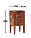 Marwar Wooden Handpainted Console & Side Table - D'DASS Store