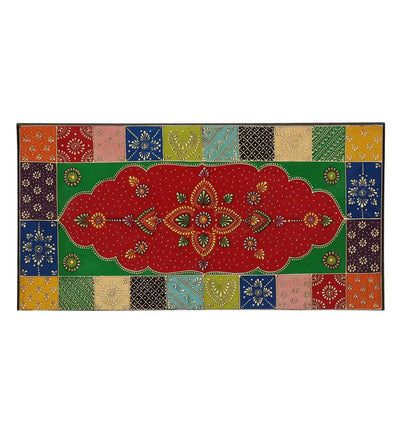 Pokaran Wooden Handpainted Console & Side Table - D'DASS Store