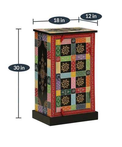 Kalakari Wooden Handpainted Console & Side Table - D'DASS Store