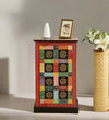 Kalakari Wooden Handpainted Console & Side Table