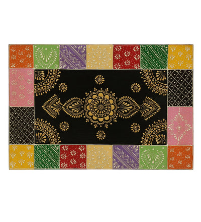 Kalakari Wooden Handpainted Console & Side Table - D'DASS Store