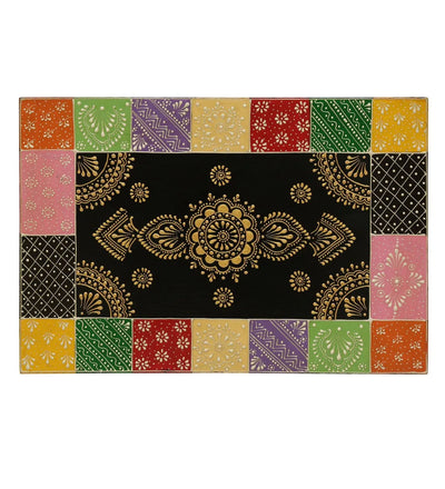 Kalakari Wooden Handpainted Console & Side Table - D'DASS Store
