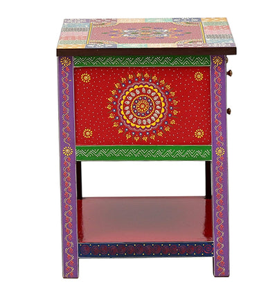 Amer Wooden Handpainted Console & Side Table - D'DASS Store