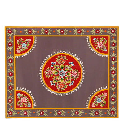 Rangrej Wooden Handpainted Console & Side Table - D'DASS Store