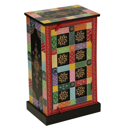 Kalakari Wooden Handpainted Console & Side Table - D'DASS Store