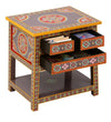 Rangrej Wooden Handpainted Console & Side Table - D'DASS Store