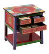 Amer Wooden Handpainted Console & Side Table