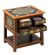 Churu Wooden Handpainted Console & Side Table