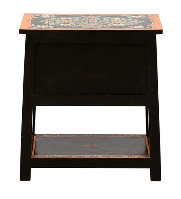 Churu Wooden Handpainted Console & Side Table - D'DASS Store