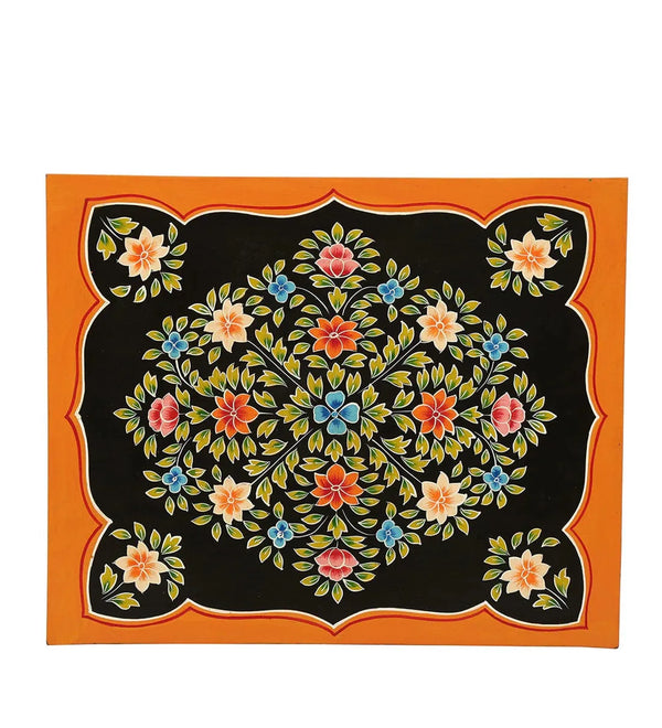 Churu Wooden Handpainted Console & Side Table - D'DASS Store