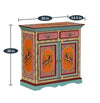 Kesar Wooden Handpainted Console & Side Table