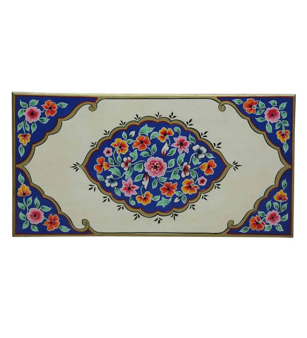 Blueberry Wooden Handpainted Console & Side Table - D'DASS Store