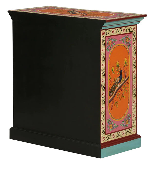 Kesar Wooden Handpainted Console & Side Table - D'DASS Store