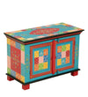 Mandakini Wooden Handpainted Console & Side Table