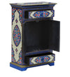 Blueberry Wooden Handpainted Console & Side Table