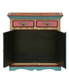 Kesar Wooden Handpainted Console & Side Table