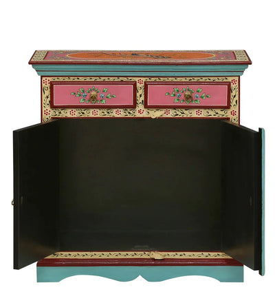 Kesar Wooden Handpainted Console & Side Table - D'DASS Store