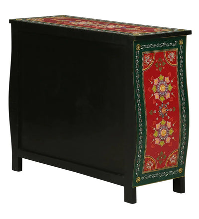 Lalgarh Wooden Handpainted Console & Side Table - D'DASS Store