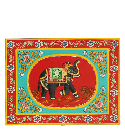 Bhagya Wooden Handpainted Console & Side Table - D'DASS Store