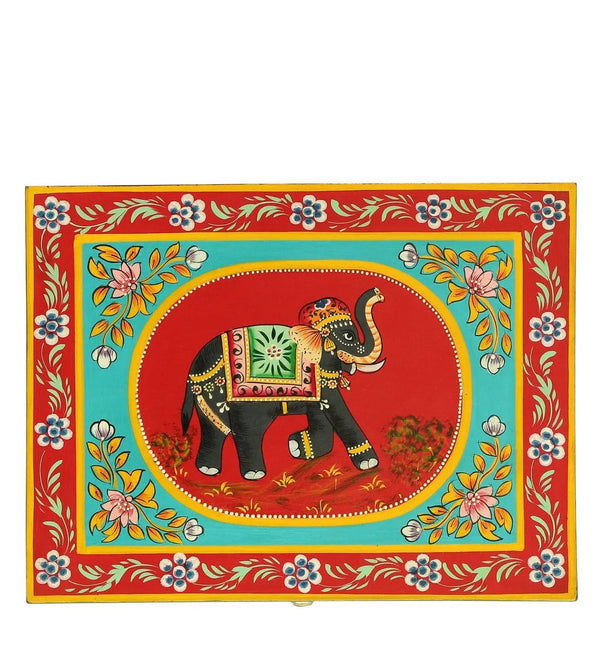 Bhagya Wooden Handpainted Console & Side Table - D'DASS Store