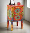 Vrinda Wooden Handpainted Console & Side Table