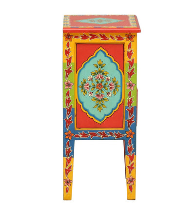 Vrinda Wooden Handpainted Console & Side Table - D'DASS Store