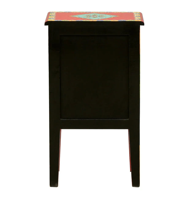 Vrinda Wooden Handpainted Console & Side Table - D'DASS Store