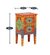 Vrinda Wooden Handpainted Console & Side Table