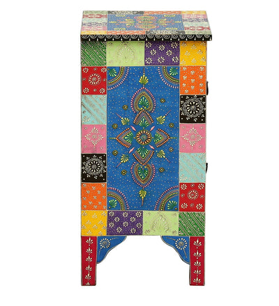 Bikaner Wooden Handpainted Console & Side Table - D'DASS Store