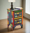 Bikaner Wooden Handpainted Console & Side Table