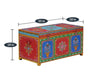 Gwalior Wooden Handpainted Decorative Wooden Trunk & Storage Box