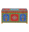 Gwalior Wooden Handpainted Decorative Wooden Trunk & Storage Box