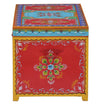 Gwalior Wooden Handpainted Decorative Wooden Trunk & Storage Box