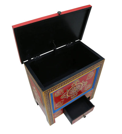 Bella Wooden Handpainted Console & Side Table - D'DASS Store