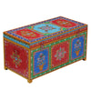 Gwalior Wooden Handpainted Decorative Wooden Trunk & Storage Box