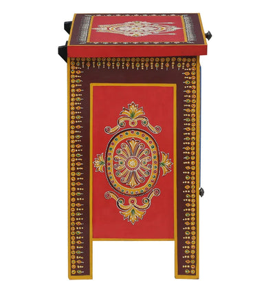 Bella Wooden Handpainted Console & Side Table - D'DASS Store