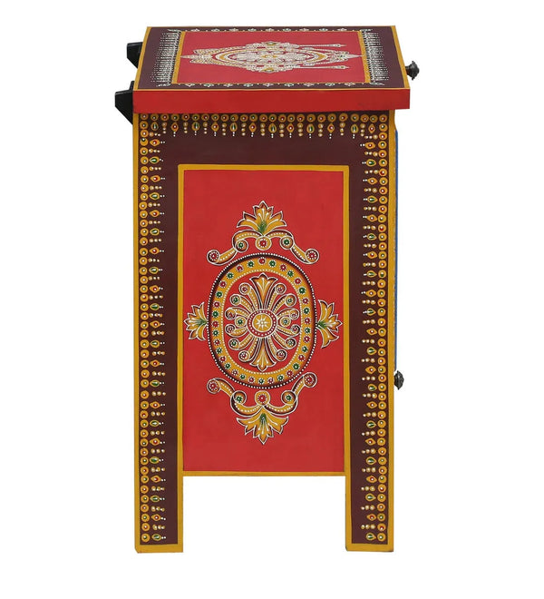 Bella Wooden Handpainted Console & Side Table - D'DASS Store