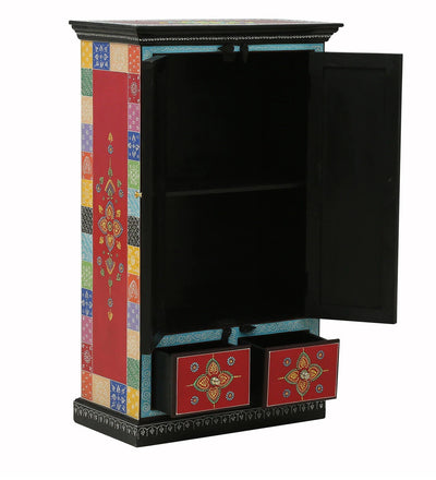 Mysore Wooden HandPainted Wardrobe & Almirah - D'DASS Store