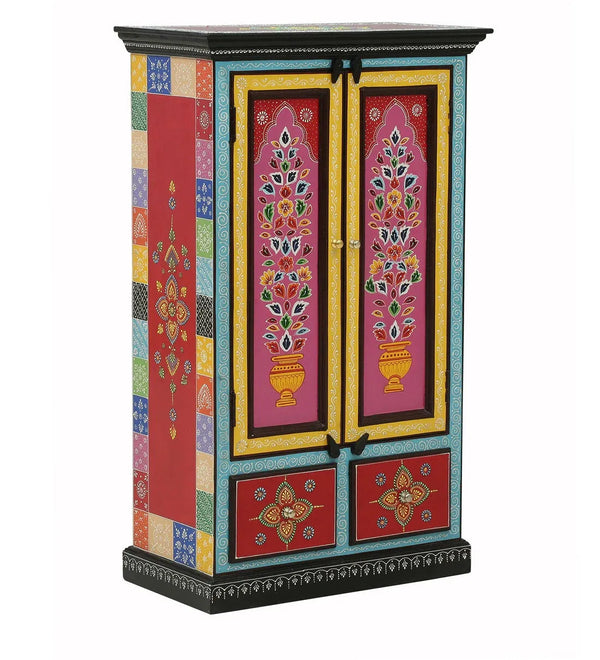 Mysore Wooden HandPainted Wardrobe & Almirah - D'DASS Store