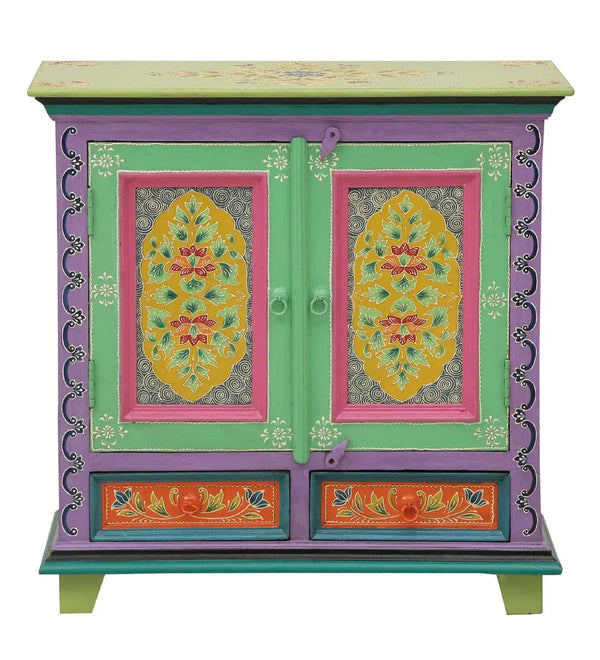 Bluecity Wooden Handpainted Console & Side Table - D'DASS Store