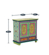 Bluecity Wooden Handpainted Console & Side Table