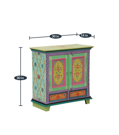 Bluecity Wooden Handpainted Console & Side Table - D'DASS Store